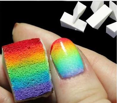 Image of 5pc/lot Nail Art Tools Gradient Nails Soft Sponges for Color Fade Manicure DIY Creative Nail Accessories Supply