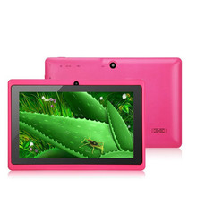 Yuntab New Cheap 7 inch Q88 Allwinner A33 quad core Tablet PC Capacitive Screen Android 4.4 tablet 512M 8GB Dual camera  tablet