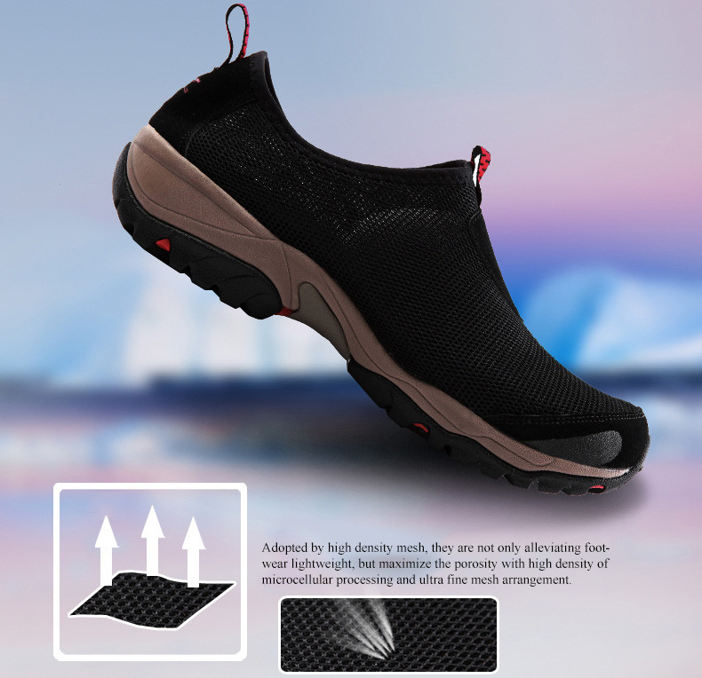 XIANGGUAN Man Beach Aqua Shoes For Men Trekking Black Summer Swimming Water Sports Boating Wading Shoe Outdoor Walking Sneakers