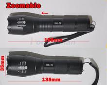 E17 CREE XM L T6 3800Lumens cree led Torch Zoomable cree LED Flashlight Torch light For