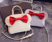 Bow ears handbag exclusive design new fashion shoulder diagonal bags cute girls love high quality brand