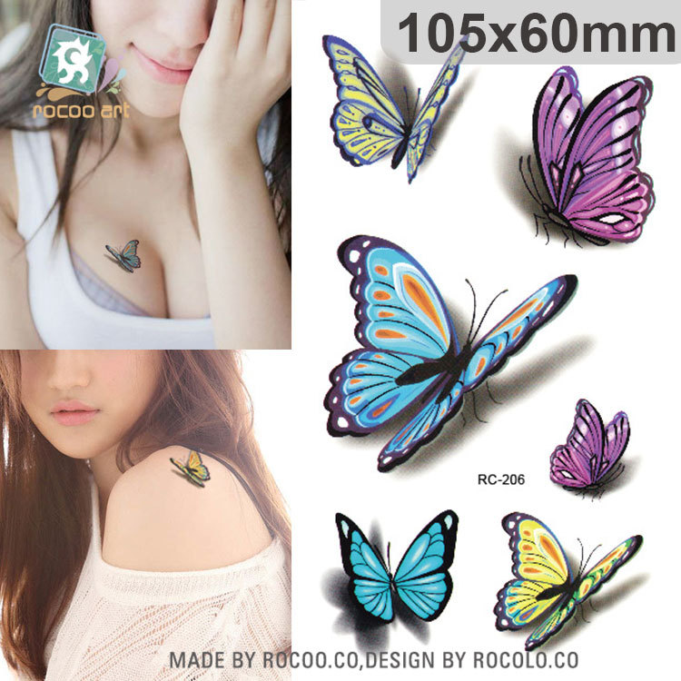 Image of 10.5x6cm New sex products Design Fashion Temporary Tattoo Stickers Temporary Body Art Waterproof Tattoo Pattern RC2206