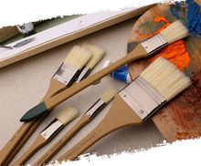 Paint Brush BS – 002 bristle pig hair head Oil painting propylene acrylic brush special made art brush