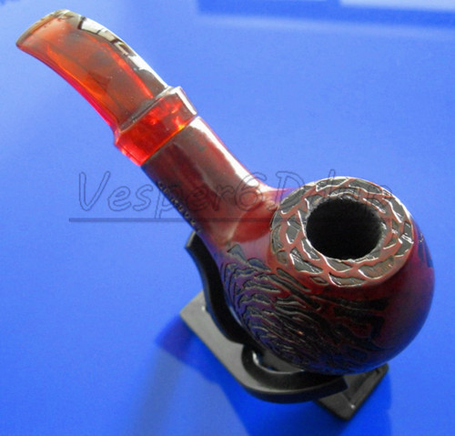 Free Shipping New Wooden Durable Enchase Smoking Pipe Tobacco Cigarettes Cigar Pipes For Gift