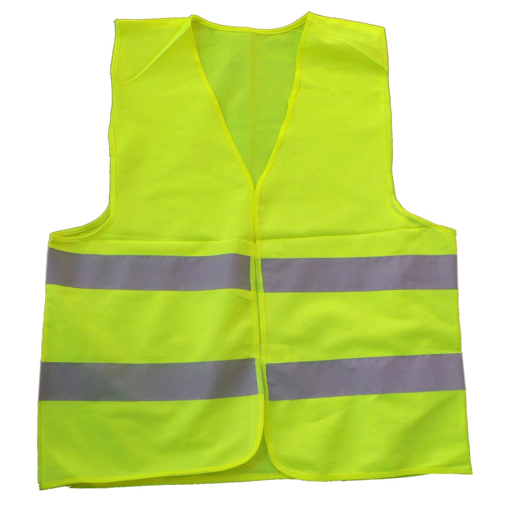 Image of Car Motorcycle Reflective Safety Clothing High Visibility Safety Reflective Hi Viz Vest Warning Coat Reflect Stripes Tops Jacket