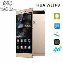 Original huawei p8 mobile phone 4G LTE GRA-UL10 Hisilicon Kirin935 Octa Core 1920×1080 3GB RAM 64GB Android 5.0 13MP Dual SIM