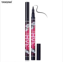 1 Pcs Black Long Lasting Eye Liner Pencil Waterproof Eyeliner Smudge-Proof Cosmetic Beauty Makeup Liquid Eyeliner Pen