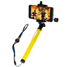 Selfie Stick Infrared Solar Shutter palo selfie Handheld Monopod Stand Tripod Set pau de selfie Colorful Yellow TV032