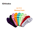 2 Pair lot Memory Moam Shock Absorbant Insole foot massage insole for man and women