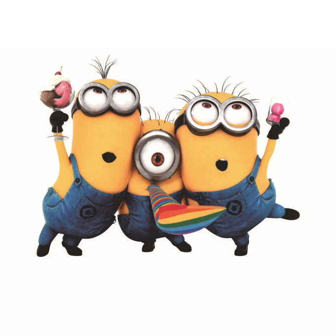 Image of 1 Set Fun Minions Car Auto Decal Stickers Automobile Accessories Vehicle, for Car Bumper Window Sticker, the Whole Body, or Wall