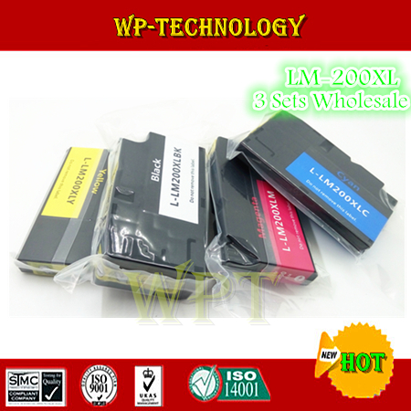 Wholesale 3 sets Compatible ink cartridges LM200, LM-200XL suit for  Lexmark OfficeEdge Pro4000c Pro4000 Pro5500 Pro5500t