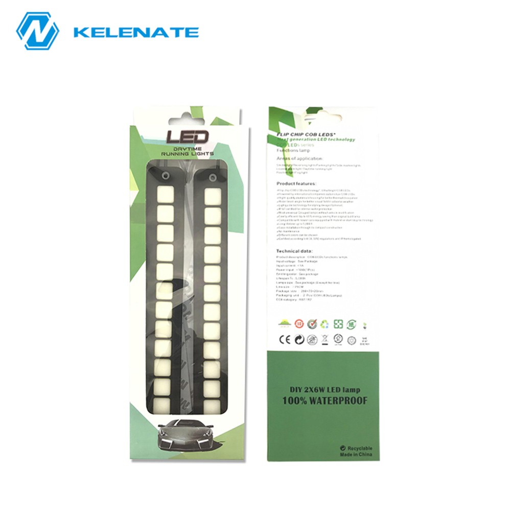 Car LED Strip Light Super Bright voiture diurne Lumi/ère Jour Lumi/ère de conduite auto-adh/ésif D/écoration Auto Motor /étanche Lumi/ère rouge