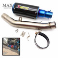 free shipping motorcycle escapamento de moto Akrapovic muffler exhaust pipe middle pipe for KAWASAKI Z800 2013