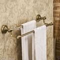 Free Shipping Wholesale and Retail Double Rod Bathroom Towel Bar Wall Mounted Bath Towel Rack Antique
