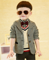Children s clothes spring and autumn 2015 Boy s coat children Small suit Baby woolen cloth