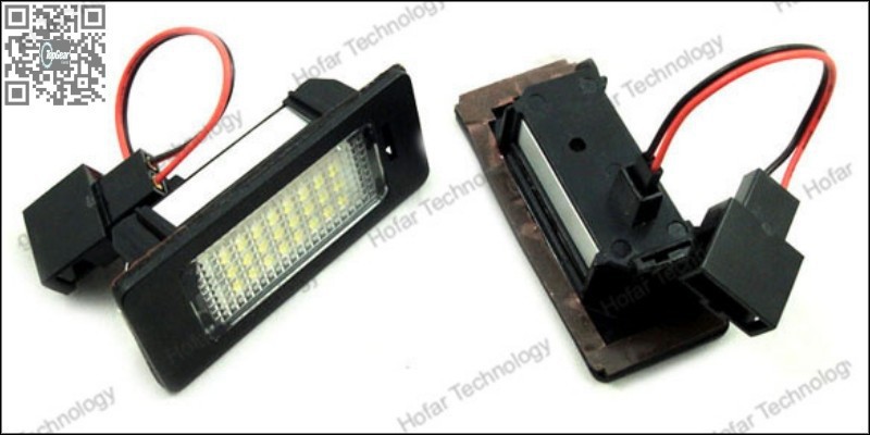 Car License Plate LED Light Lamp For Skoda Rapid 2012~2015 High Brightness Light Tuning Easy Change Color Temperature 3