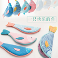 High quality and lovely creative imitation fish box fish shaped school pencil bag stationery school pencil