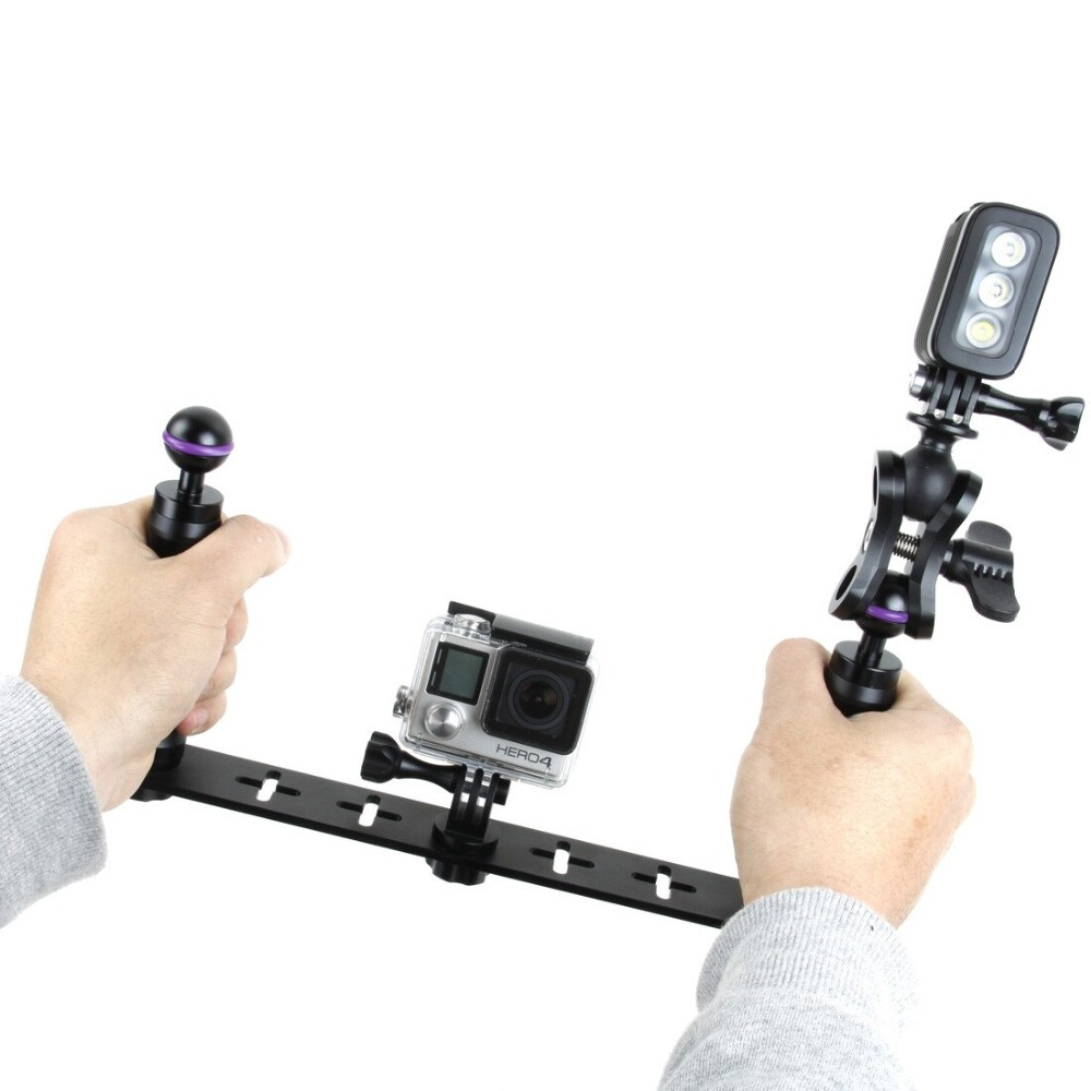 Diving-Dual-Hand-held-Selfie-Monopod-Module-Mount-for-GoPro-HERO4-Session-4-3-3-23