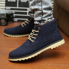 New 2015 PU Leather Men sneakers high top Fashion Warm Cotton Brand Shoes men for Spring Autumn Winter shoe