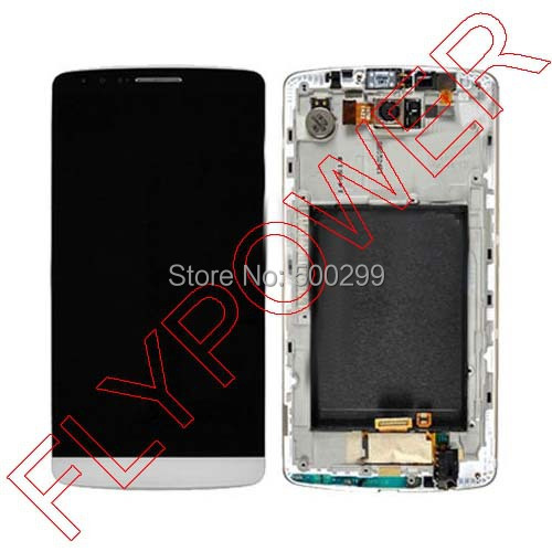 For LG G3 D850 D855  LCD Display  With Touch Screen Digitizer Glass +Frame Assembly by free shipping