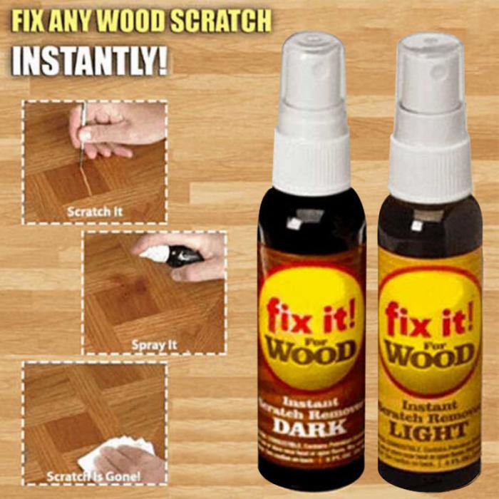 2 Pcs furniture repair spray Instant Fix Wood Scratch Remover Repair