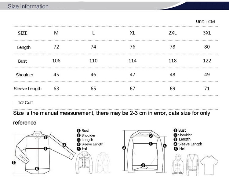 JOB-DX004 SIZE