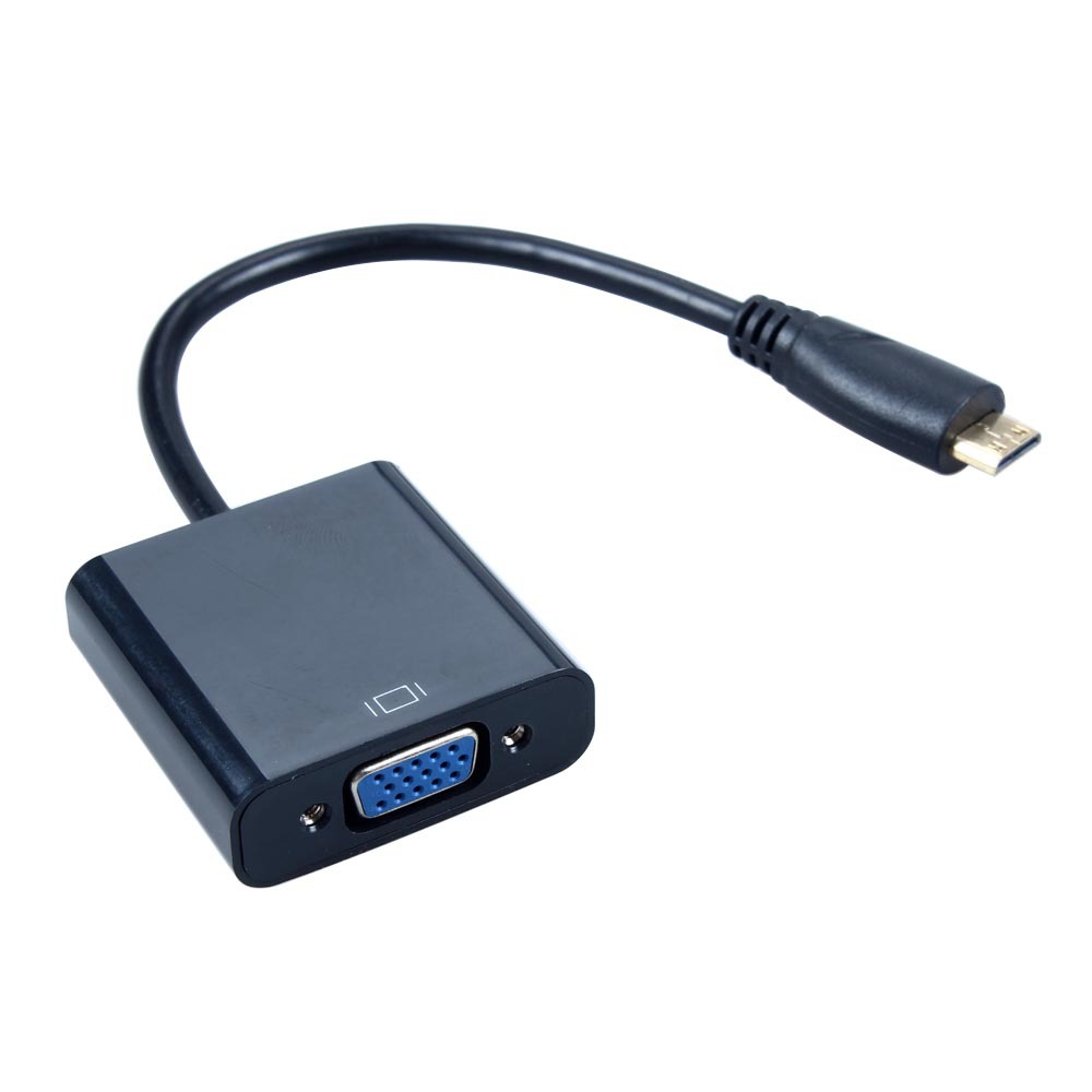 1pcs mini hdmi to vga cable mini hdmi to vga adapter hdmi to vga converter black in hdmi from 1pcs mini hdmi to vga cable mini hdmi to vga adapter hdmi to vga converter black in hdmi from