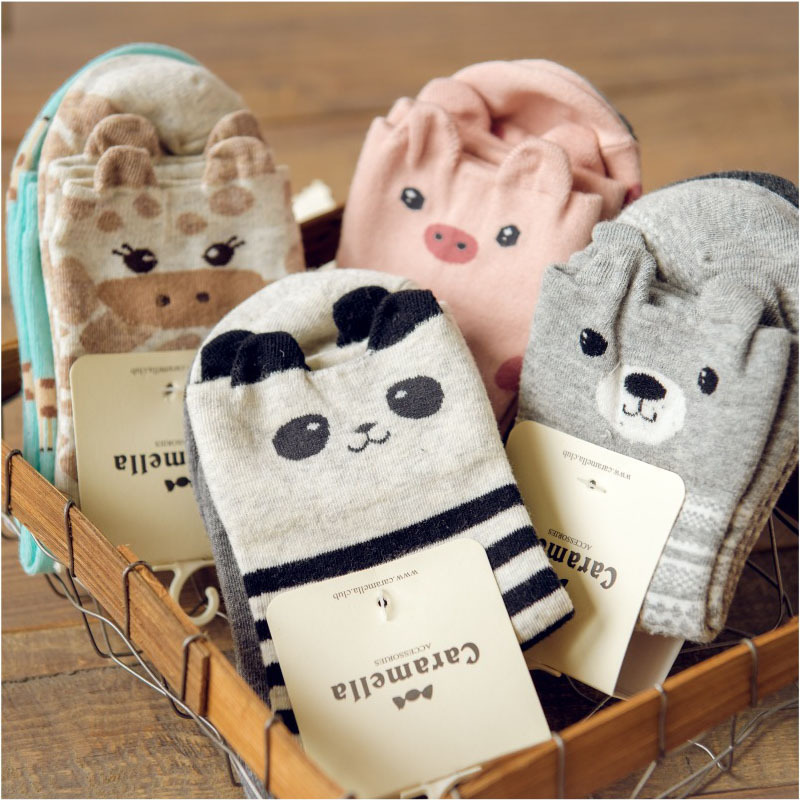 Buy New Brand Caramella Kawaii Animal Socks Cute