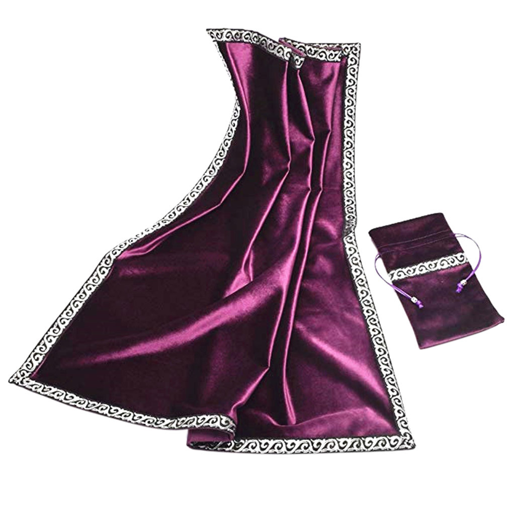 Tarot Table Cloth W// Divination Cards Bag Wicca Tablecloth Drawstring Pouch