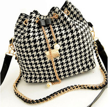 50PCS/lot Canvas Patchwork Shoulder Bag