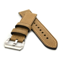 Alta calidad hechos a mano genuina correa de reloj correa para P reloj 20 mm 22 mm 24 mm 26 mm con Hardware de plata