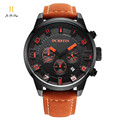 Brand OCHSTIN 2016 new luxury quartz watch men multifunction sport watch waterproof genuine leather watch fashion
