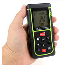 40 m telémetro láser de precisión dispositivo electrónico de mano láser infrarrojo instrumento de medición área / volumen / ángulo herramienta Tester
