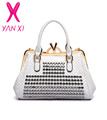 YANXI 2016 New luxury handbag shoulder fashion PU leather high quality diagonal package diamond serpentine retro