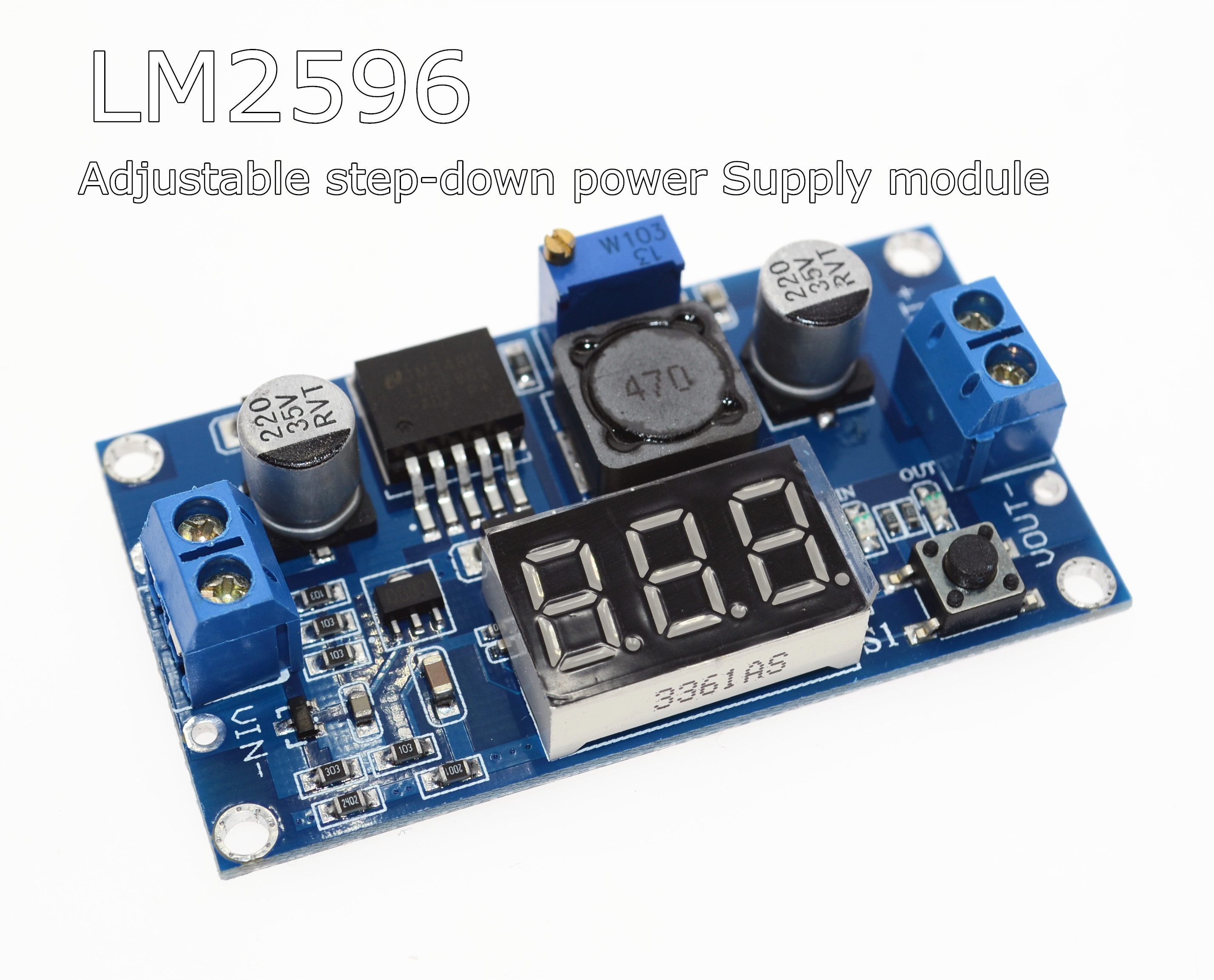 lm2596 lm2596s power module led voltmeter dc dc adjustable step power supply module with lm2596 lm2596s power module led voltmeter dc dc adjustable step power supply module with