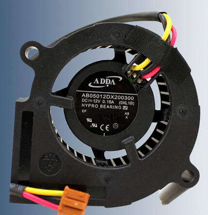 ADDA 5020 AB05012DX200300 12V 0 15A 3Wire Cooling fan for Mitsubishi Turbofan GX560 projectors