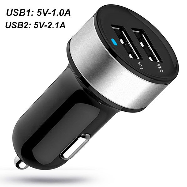 Image of High Quality Universal Smart Fuse Circuit-Breaker Protection Dual USB Port 5V 3.1A Car Charger For Mobile Phones Tablet PC