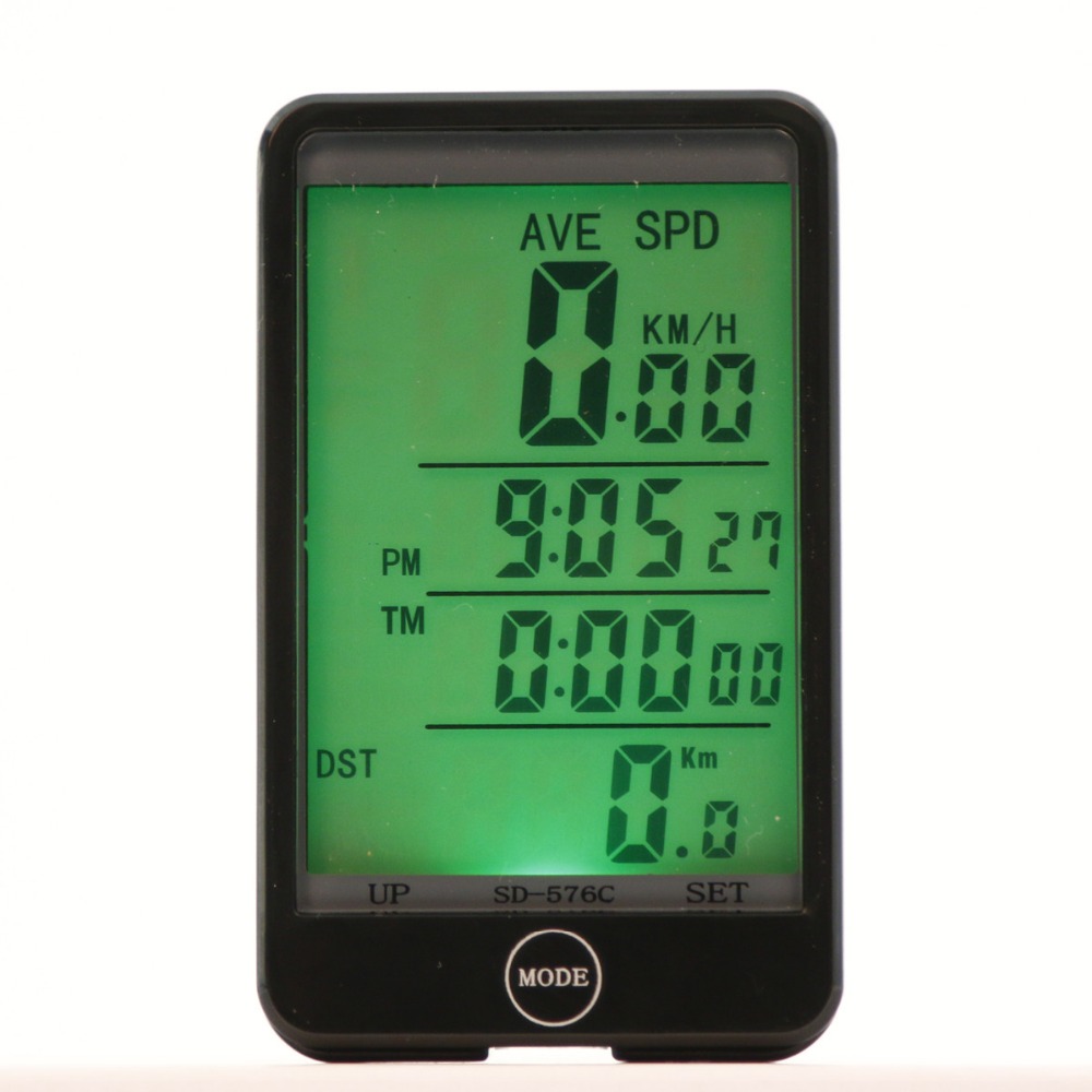 Image of Large-screen Backlight Wireless/wired Waterproof Bicycle Computer Odometer Bike Touch Speedometer Bicycle Stopwatch