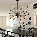 vintage pendant lights rope Edison Bulb lamp modern fixtures lighting led industrial iron pipe Antique light