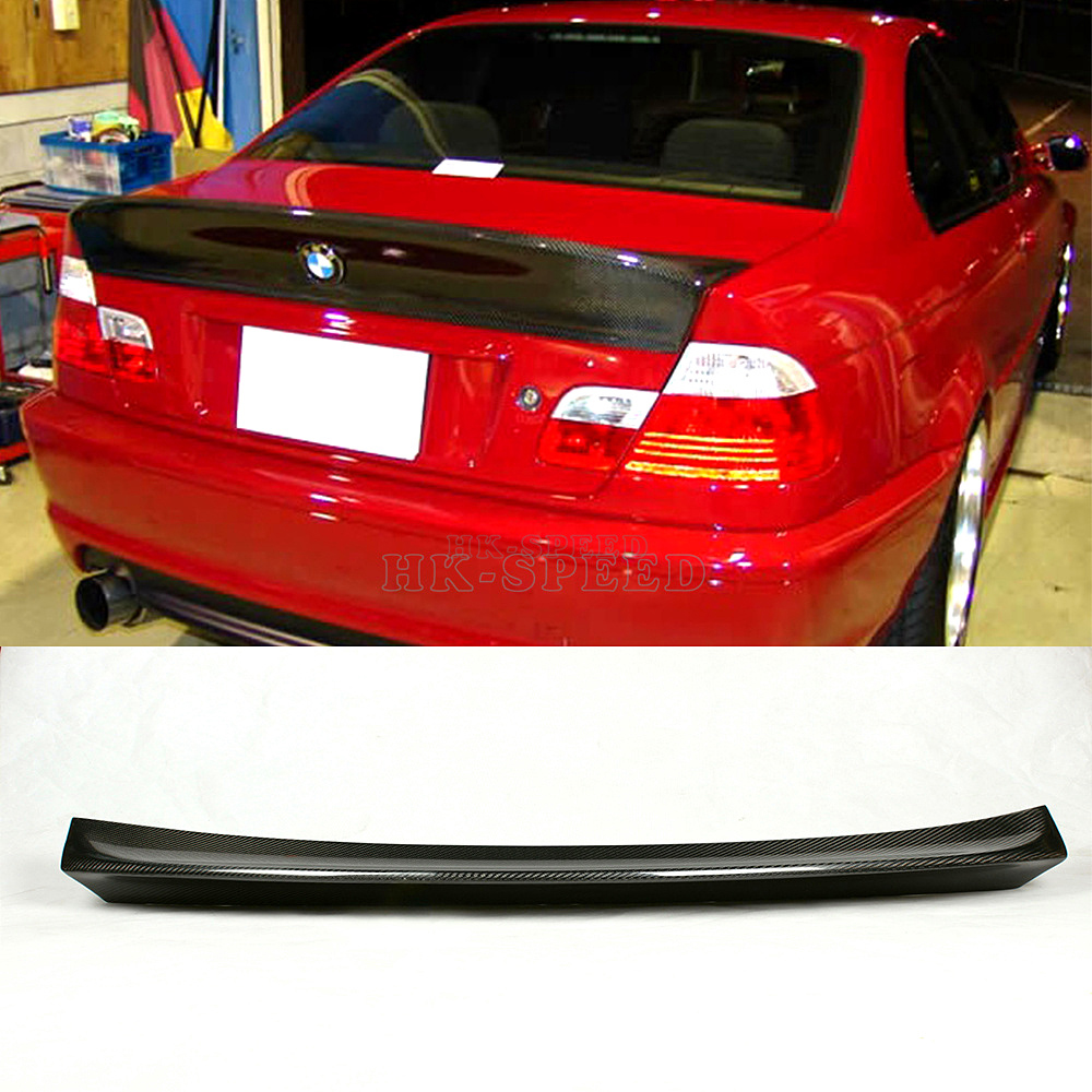 E46 Csl Carbon Fiber Car Rear Trunk Boot Lip Spoiler Wing For Bmw E46 4door 1999 2005 In 8992