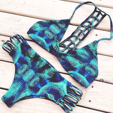Bandage Push-up Brazilian Bikini Set 2016 Sexy Swimsuit Padded Bra Swimwear Female Sexy Bikinis Women