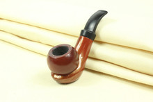Men’s Wooden Pipe Tobacco Smoking Pipe Hot sales Durable Wooden Smooth Standard chimney Handmade Brand Cigarette Fashing