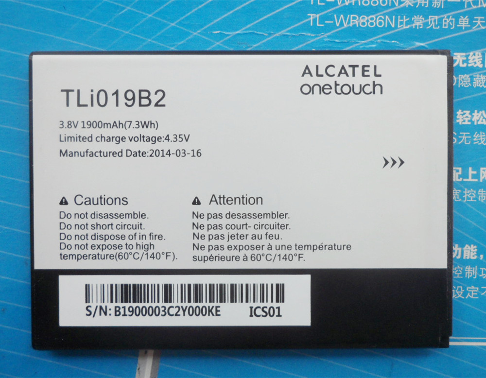 100%   alcatel tli019b2 tli019b1  alcatel one touch - c7    1900   