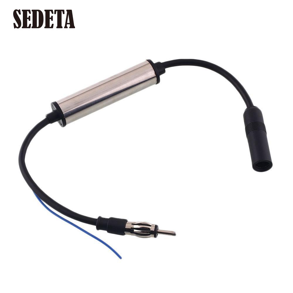 Image of Car Radio Antenna FM Signal Amplifier inline Booster DVD player Aerial