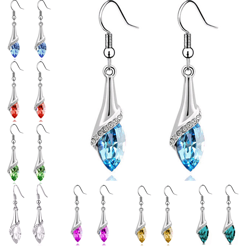 Image of Brincos Crystal Earrings For Women Hot sale Fashion costume Jewelry Women Special Offer Classic Long Earring Pendientes