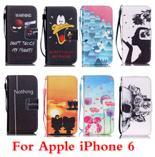 Wallet Case for Apple iPhone 6 6S iPhone6 4.7″ Cute Printed PU Leather Flip Magnetic Silicon Phone Cover Bag with Card Holder