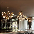 Modern Home Decoration Creative Dining Room Firefly Chandelier Living Room Restaurant Firefly Suspension Lights Free Shipping