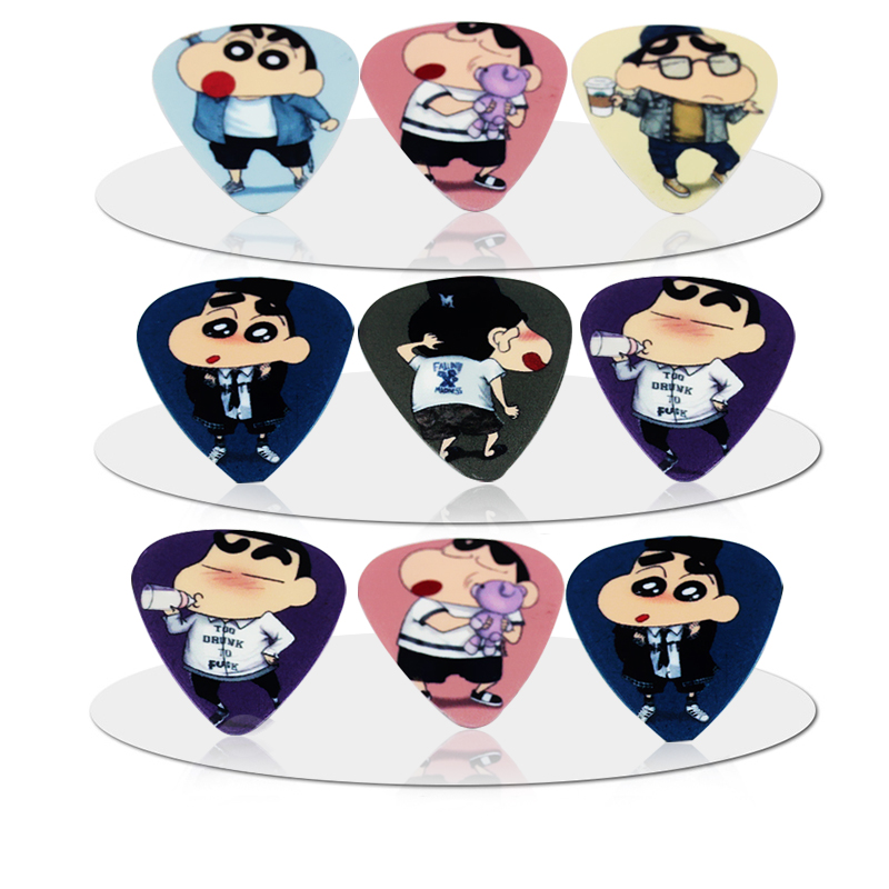 Description Picture 2 of itemSOACH 10PCS1.0mm high quality guitar picks two side pick bass guitar picks earrings DIY Mix picks guitar for ukulele