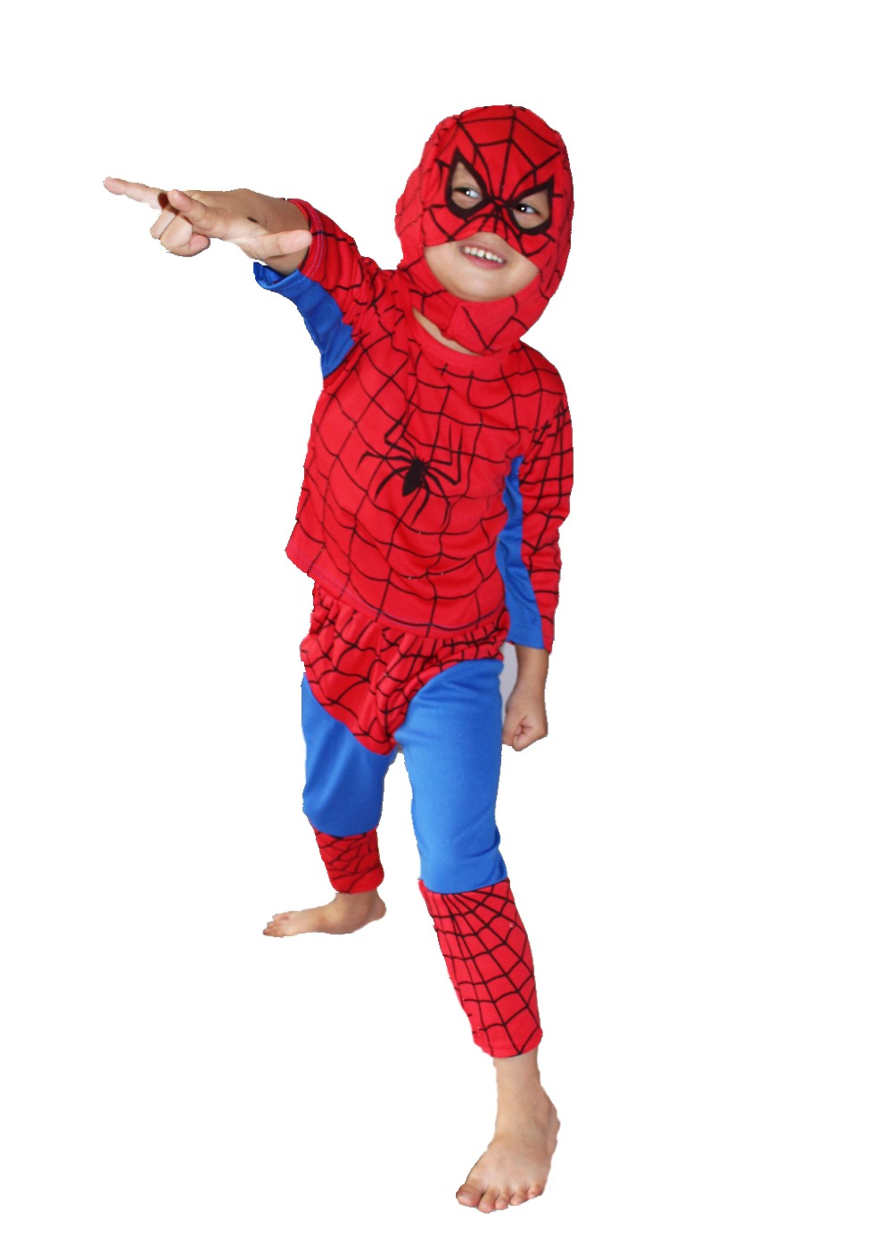Halloween Party costumes boy's  three-piece model clothing/3- 7years Role-playing spider-man cosplay,kid GHOST cosplay