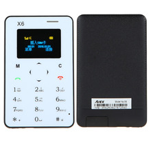 New 4 8mm Ultra Thin Children Student Card Phone Pocket Mini Phone Quad Band Cellphone Free